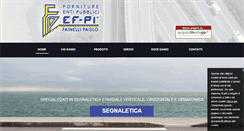 Desktop Screenshot of efpisegnaletica.com